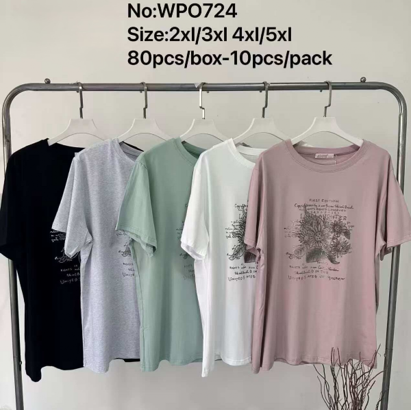 Bluzki damskie Roz 2XL-5XL, Mix Kolor Paczka 10 szt